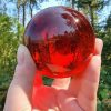 Wholesale Crystal Ball, Red 80mm, Wholesale Glass Ball
