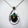 Real Insect Jewelry, Real Beetle Pendant Necklace