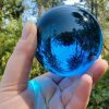 Wholesale Crystal Ball, Blue 80mm, Wholesale Glass Ball