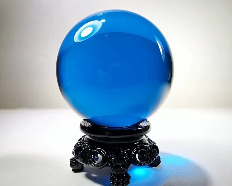 Wholesale Crystal Ball, Blue Glass Ball