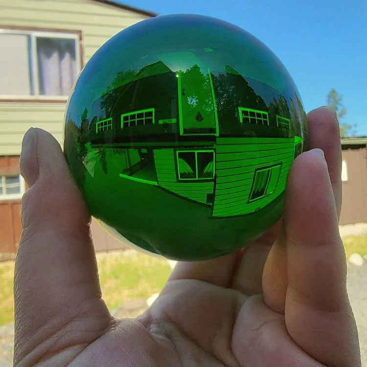 80mm Green Crystal ball for sale, Green glass ball for sale, wholesale