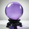 Purple Crystal Ball for sale, wholesale crystal balls, glass balls for sale