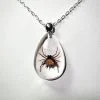 Real Insect Jewelry, Real Spider Necklace, Gothic Jewelry, Spiny Spider