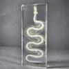 Snake Skeleton in Resin, Reptile Animal Bones, Real Snake, Oddities Decor