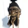 Real Shrunken Head, Leather, Oddities Decor, Tikki Decor