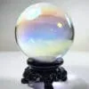 Large Crystal Ball, Aurora Rainbow Glass Sphere, Curiosities, Scrying