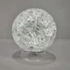 80mm Clear Crackle Crystal Ball, Scrying Sphere, Glass Orb, Curiosities
