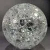 80mm Clear Crackle Crystal Ball, Scrying Sphere, Glass Orb, Curiosities